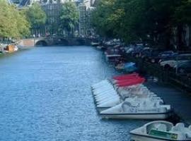 Treasure hunt on Amsterdam canals.