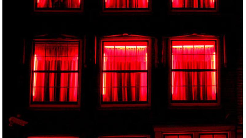 Red Lighted Windows in Red LIght District