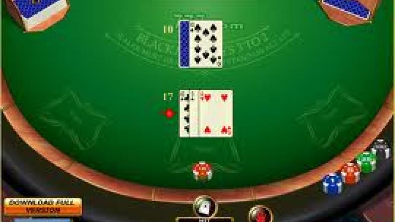 Different types of games in large casino.