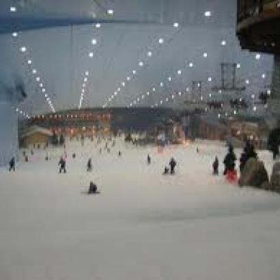 Indoor snowboarding is attractive for many people.